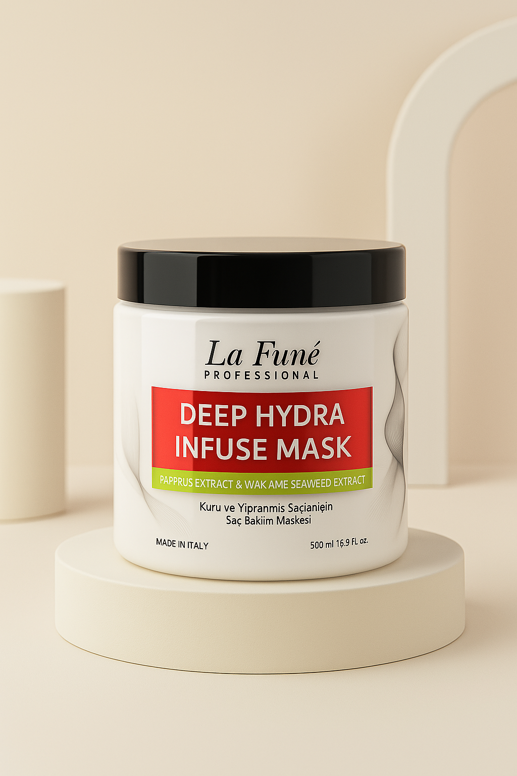 Deep Hydra Infuse İtalyan Formül Kuru Saçlar İçin Derinlemesine Nemlendiricili Bakım Maskesi 500 ml