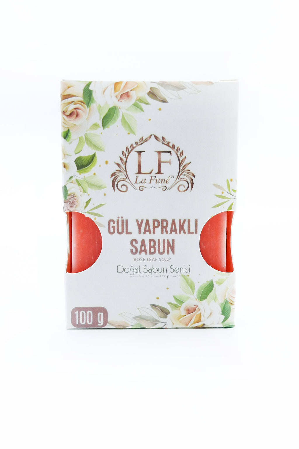 Gül Yapraklı Doğal Yüz Ve Vücut Sabunu 100 gr