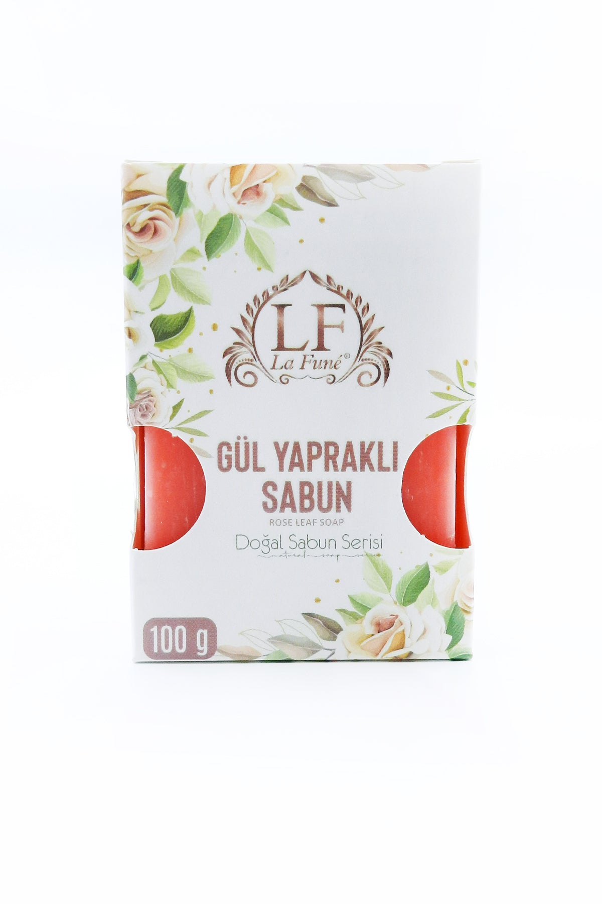 Gül Yapraklı Doğal Yüz Ve Vücut Sabunu 100 gr