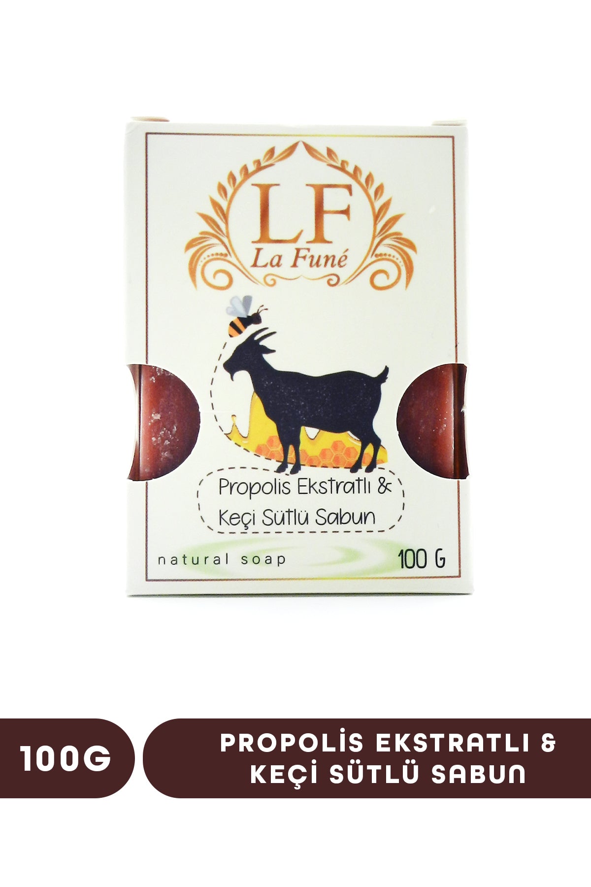 Propolis Ekstratlı Keçi Sütlü Doğal Yüz Ve Vücut Sabunu 100 gr