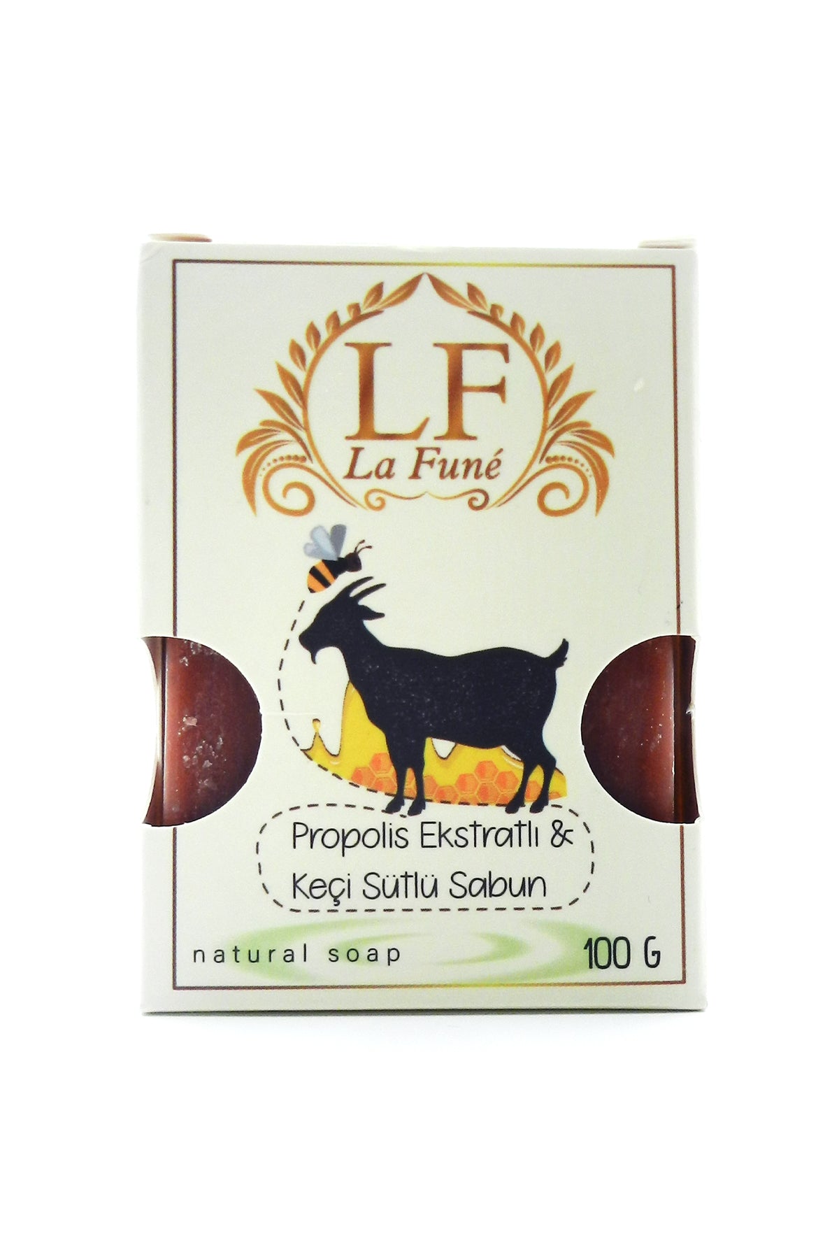 Propolis Ekstratlı Keçi Sütlü Doğal Yüz Ve Vücut Sabunu 100 gr