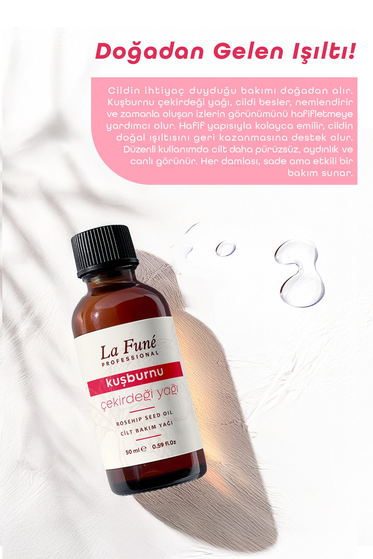 Kuşburnu Çekirdeği Yağı 50 ml