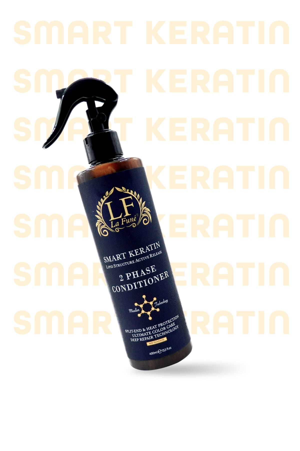 Smart Keratin Micellar Teknolojili Çift Fazlı Onarıcı Ve Koruyucu Saç Bakım Spreyi 400 ml