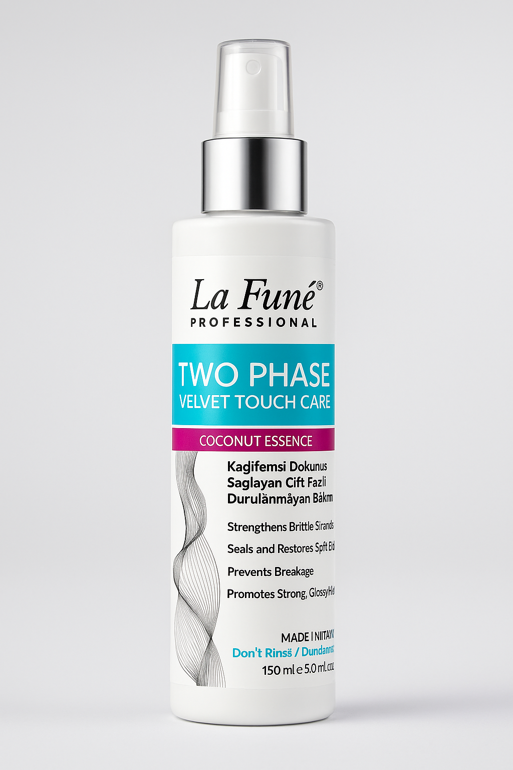 Two Phase Velvet Touch Care Kadifemsi Dokunuş Sağlayan Durulanmayan Bakım